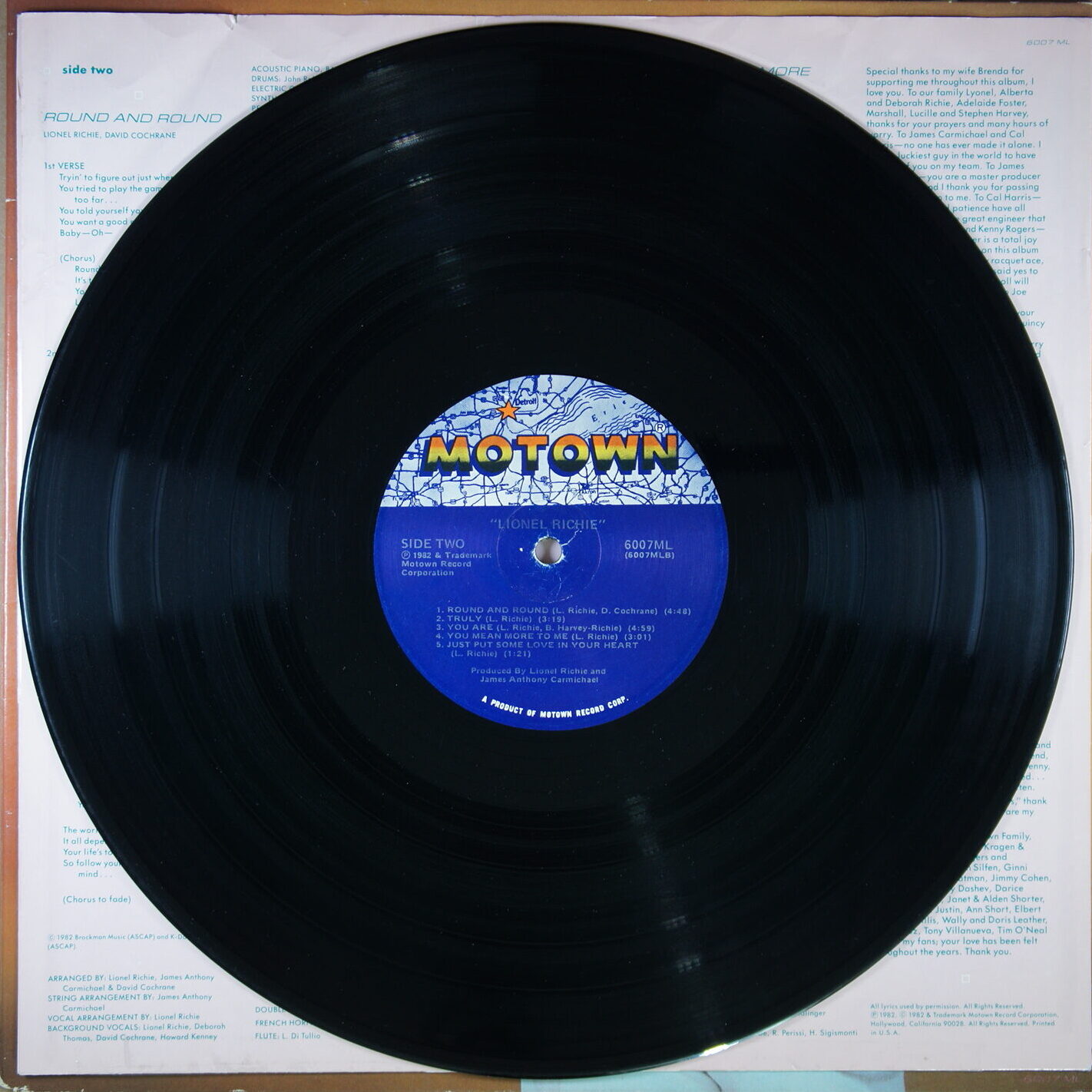 O85. LIONEL RICHIE – SAME ~ USA ~ - Image 7