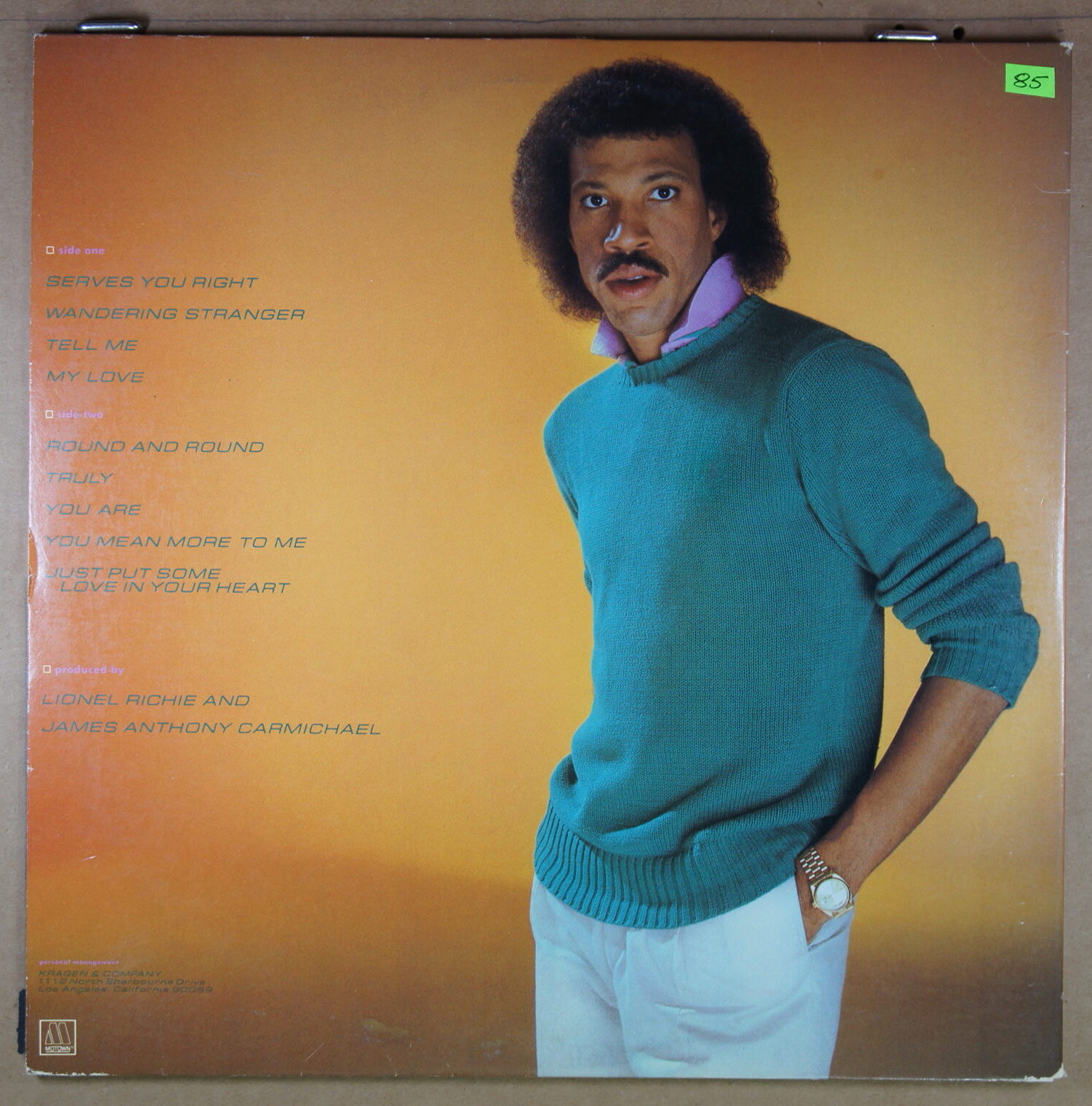 O85. LIONEL RICHIE – SAME ~ USA ~ - Image 8