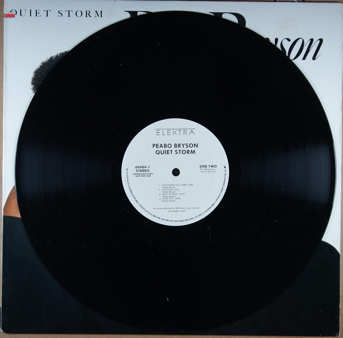 O88. PEABO BRYSON – QUIET STORM ~ Promo Copy ~ USA ~ - Image 3