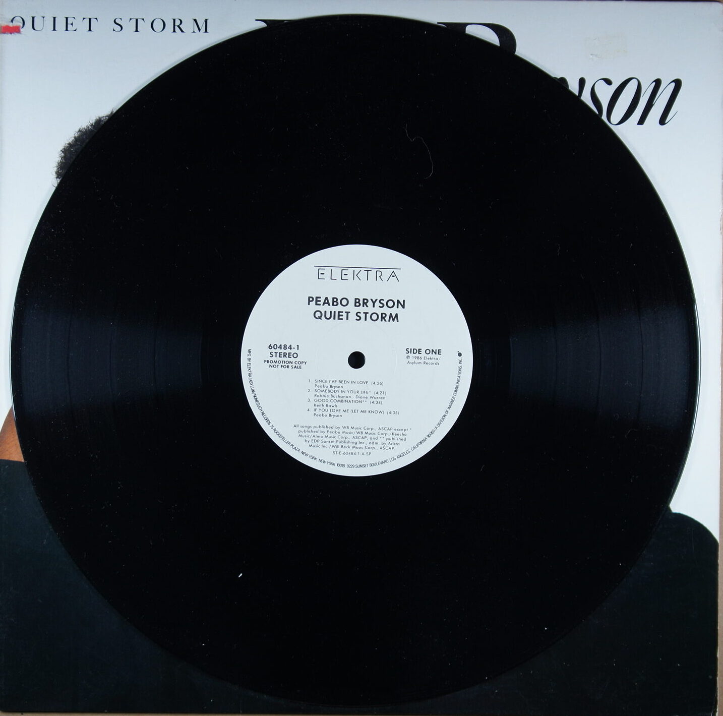 O88. PEABO BRYSON – QUIET STORM ~ Promo Copy ~ USA ~ - Image 4