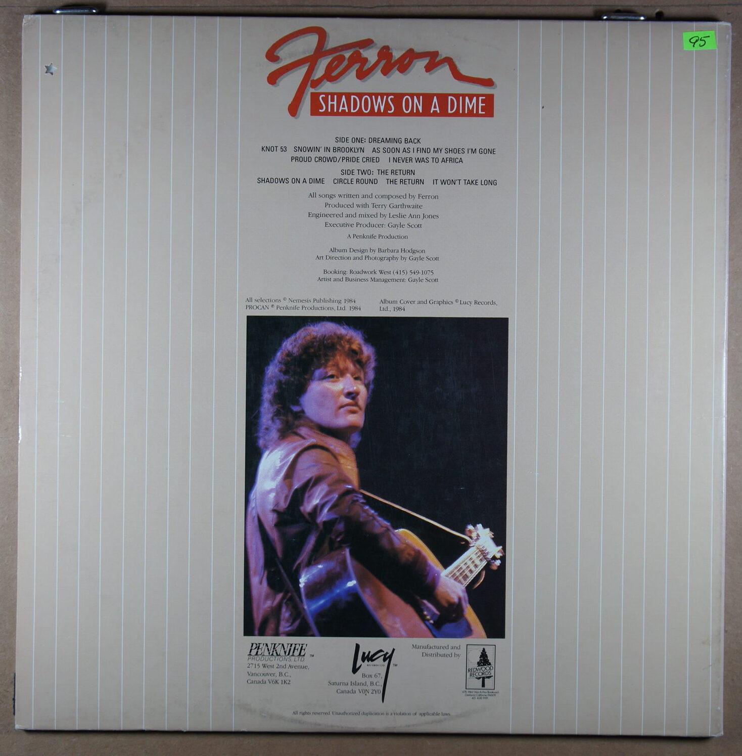 O95. FERRON – SHADOWS ON A DIME ~ USA ~ - Image 6